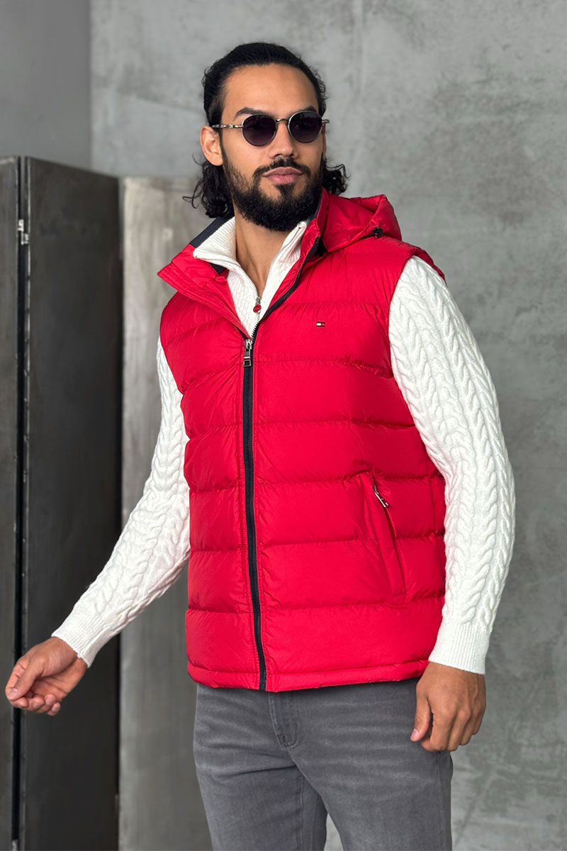 Tommy Hilfiger Мужской красный жилет 