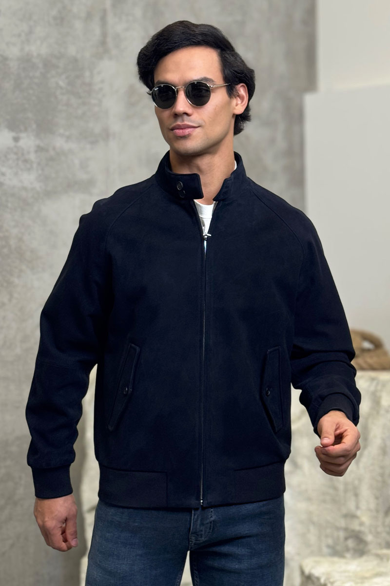 Prada Мужская кожаная куртка premium