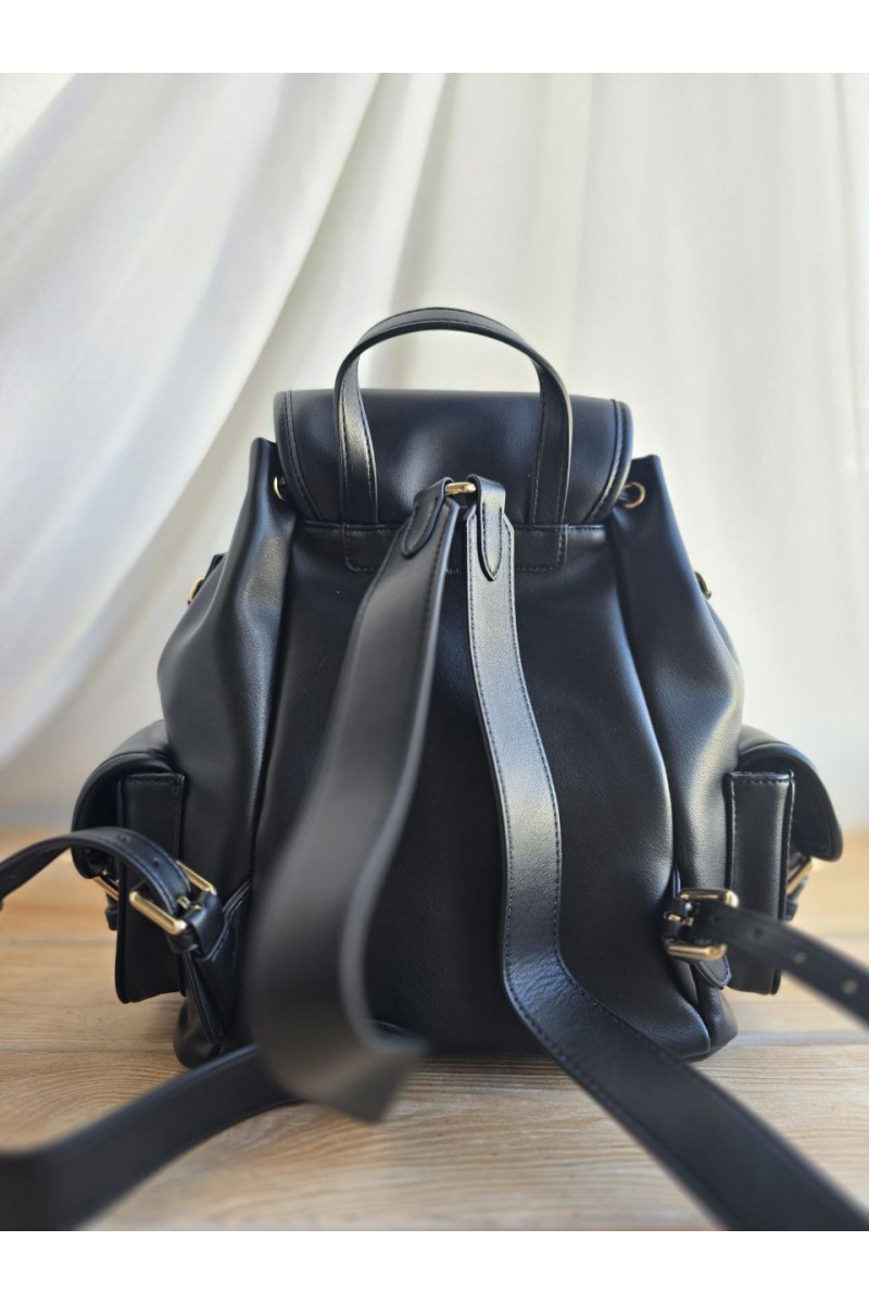 MIU MIU Кожаный рюкзак 30x25 см - Black