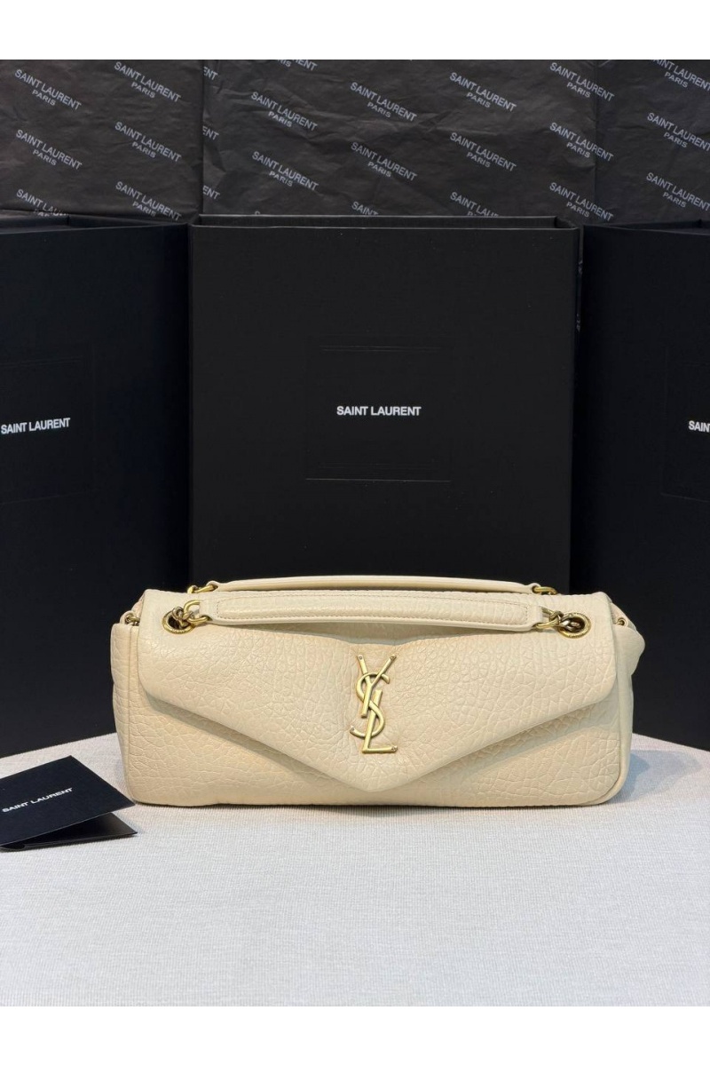 Yves Saint Laurent Кожаная сумка Calypso premium 30x12x5 см