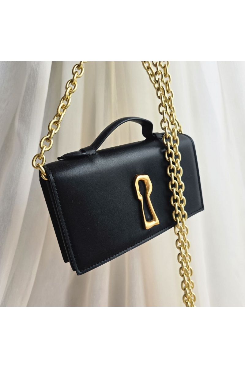 Schiaparelli Кожаная сумка клатч 19x11 см