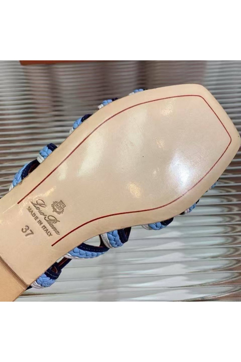 Loro Piana Женские кожаные сандалии Premium