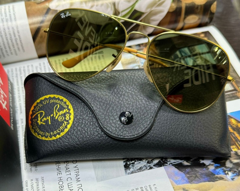 Ray-Ban Солнцезащитные очки Aviator Large Metal