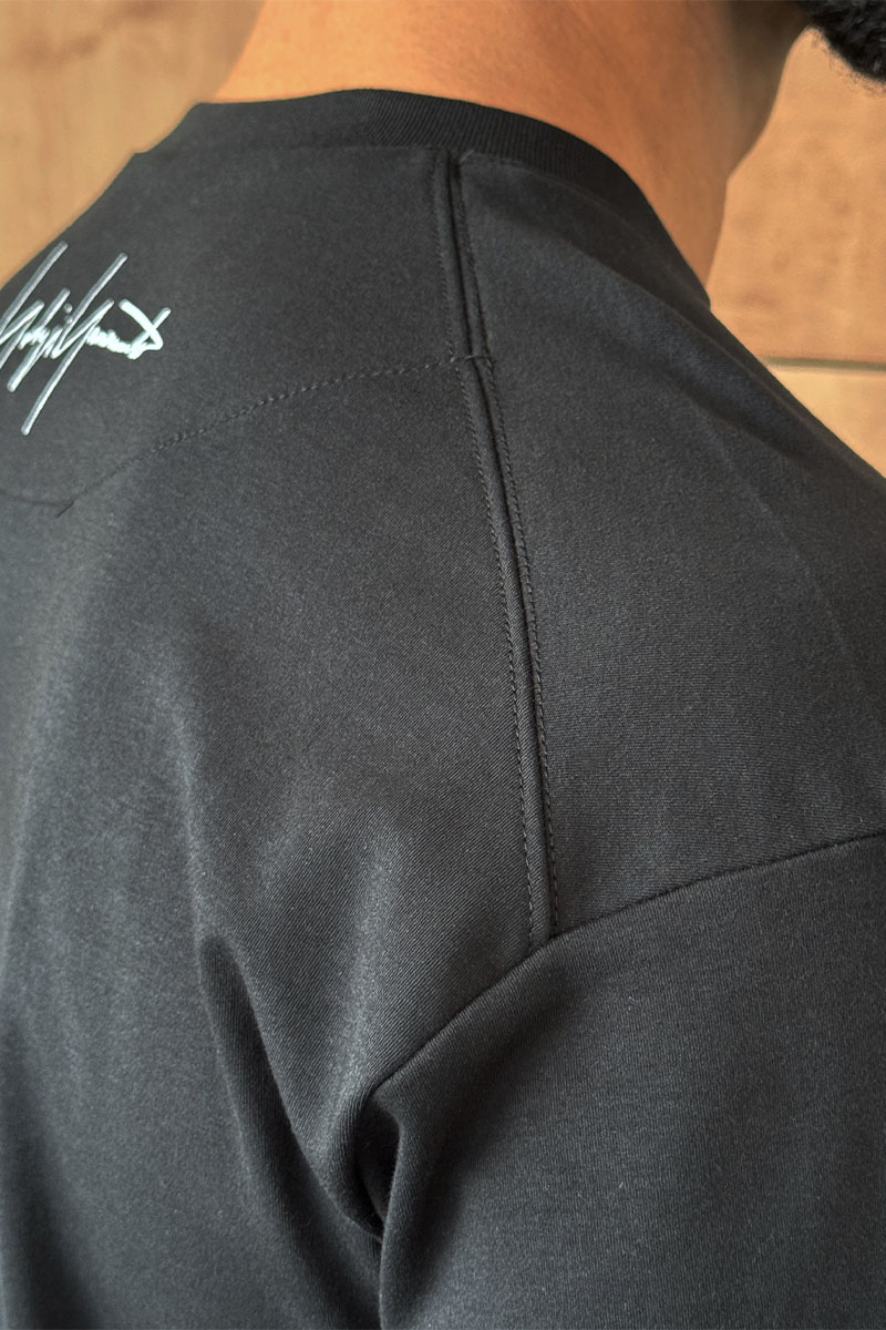 Y-3 Yohji Yamamoto Мужская чёрная футболка 