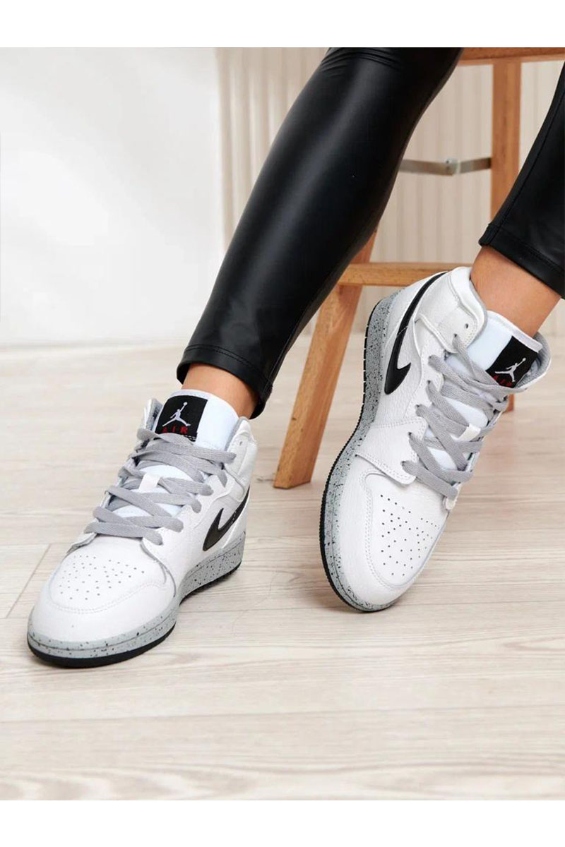 Nike Женские кроссовки Dunk High - White