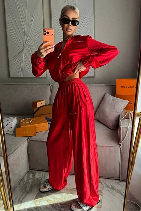 Красный женский костюм premium