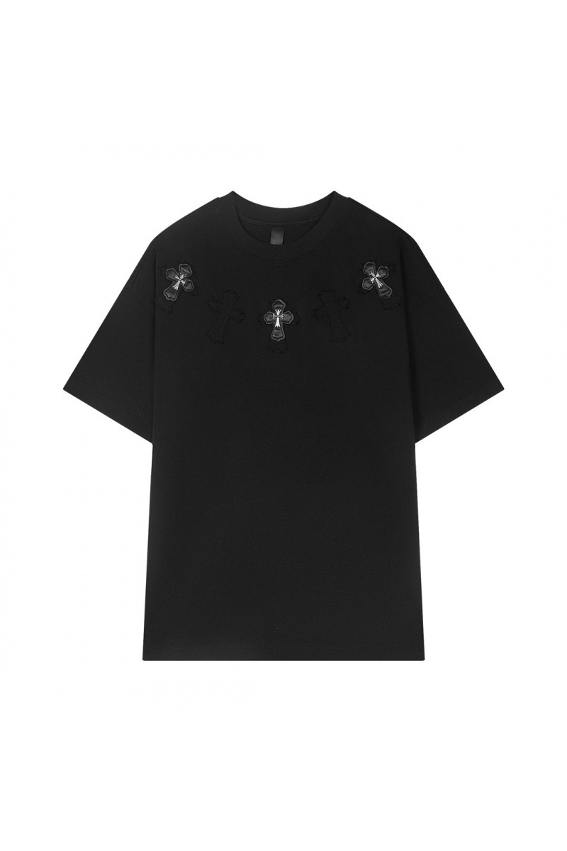 Designer Clothing Чёрная оверсайз футболка Gothic logo