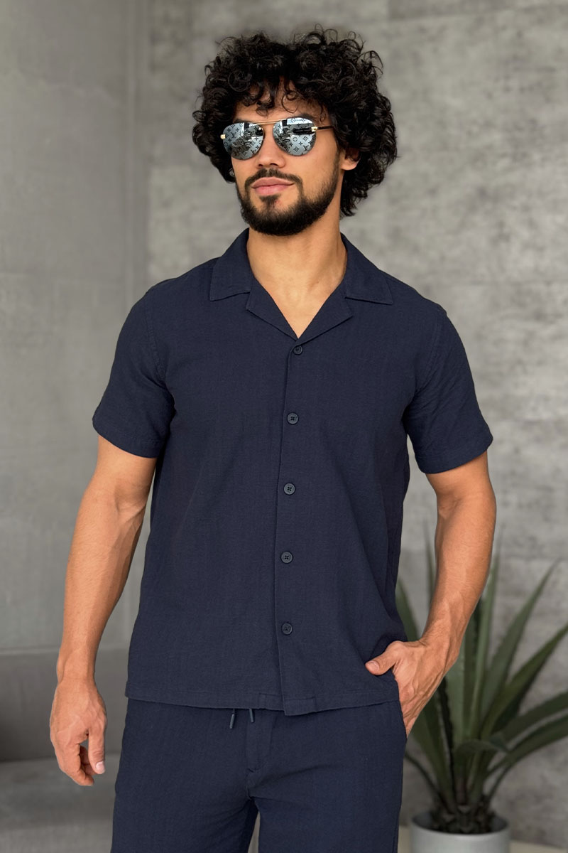 Loro Piana Мужской костюм тёмно-синего цвета