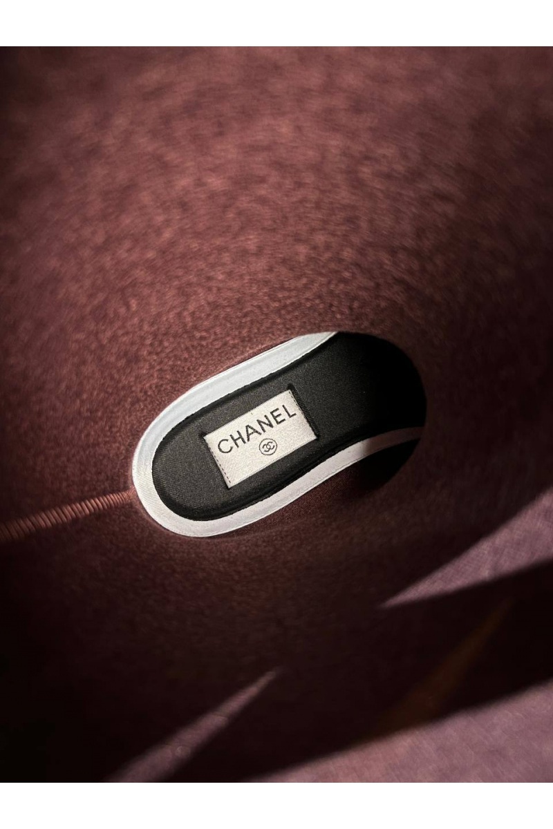 Chаnеl Женские резиновые сапоги чёрного цвета