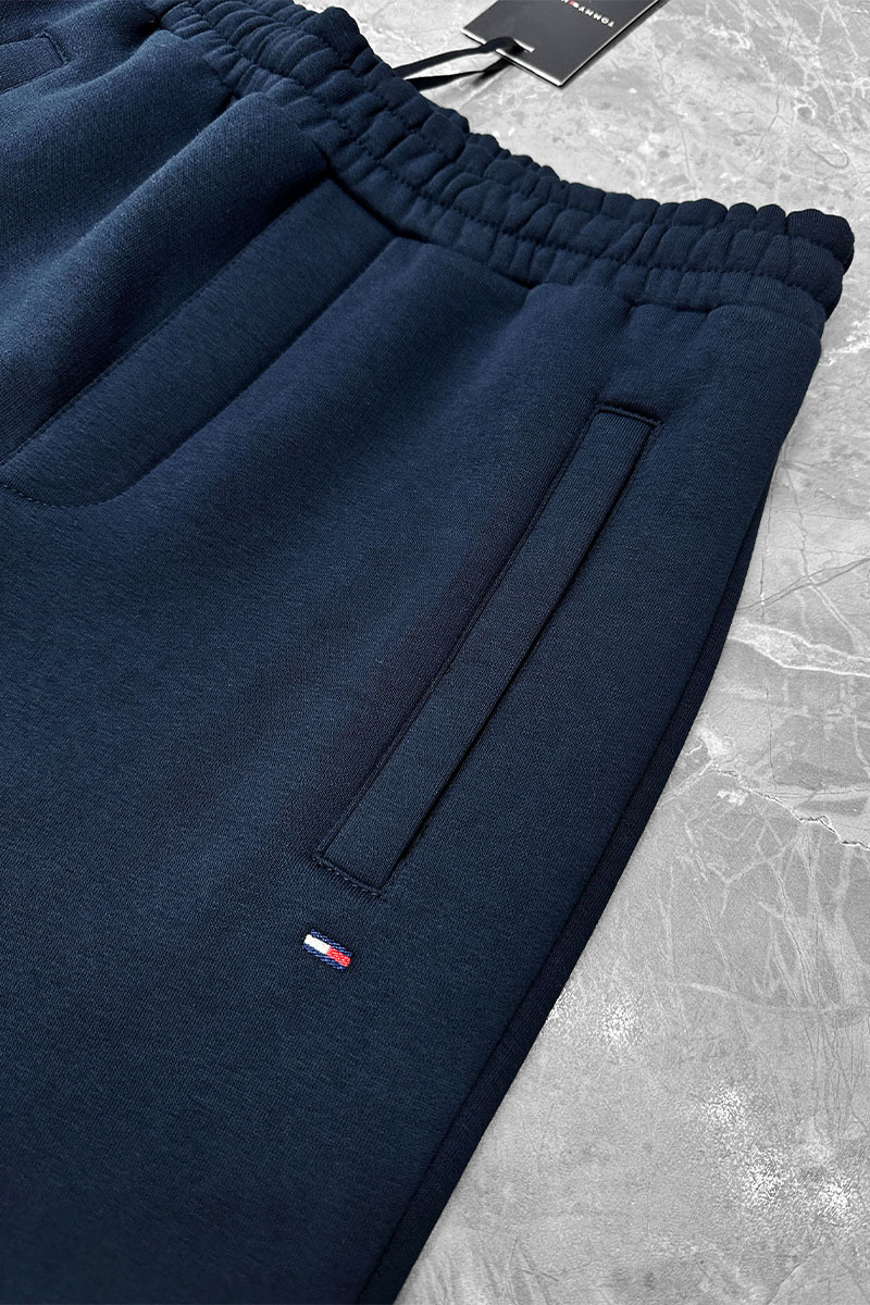 Tommy Hilfiger Тёмно-синие штаны на флисе 