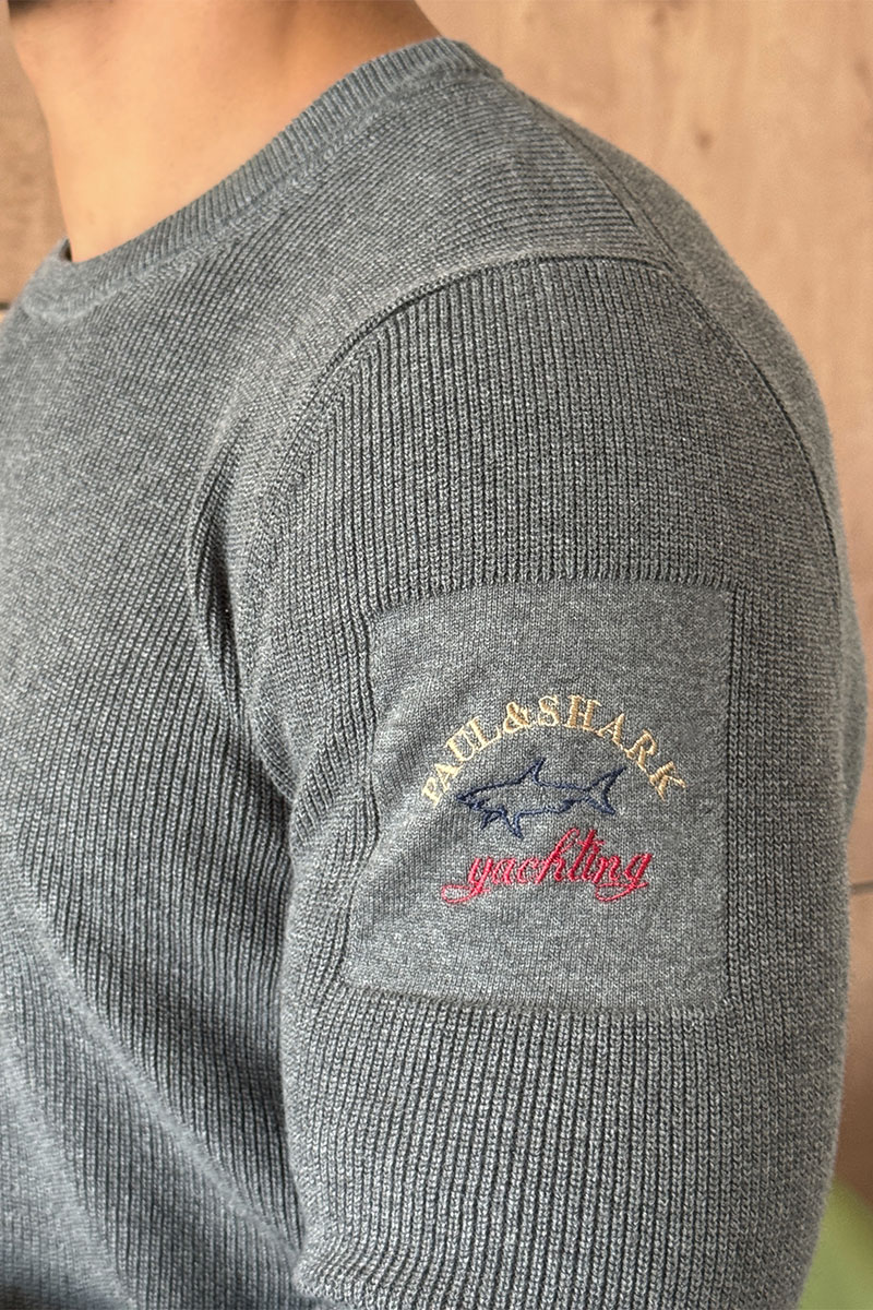 Paul & Shark Мужской серый джемпер 