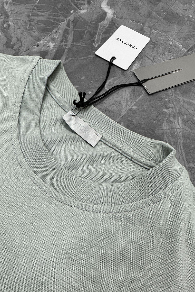 Dior Мужская оверсайз футболка - Grayish Green