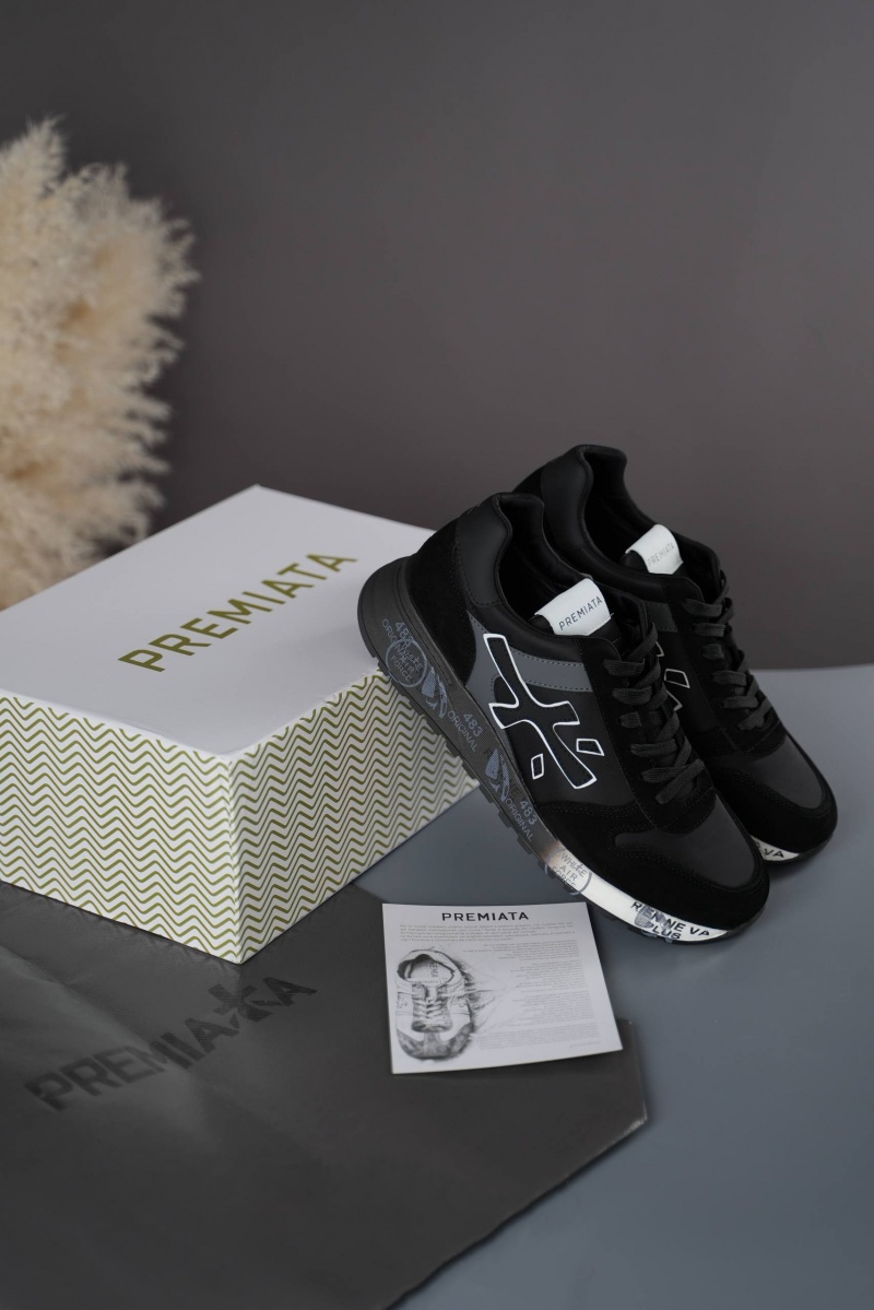 Premiata Мужские кроссовки Mick - Black