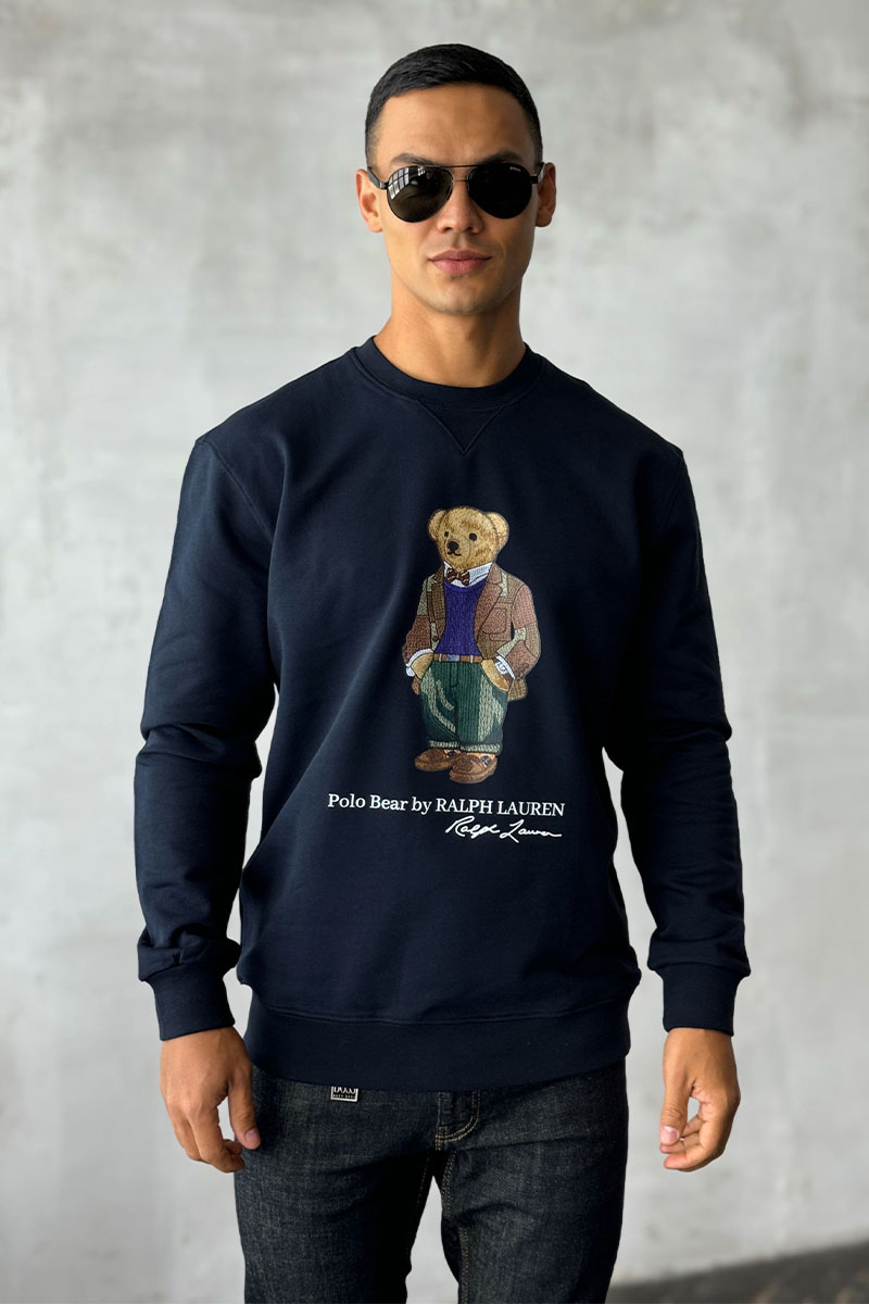 Polo Ralph Lauren Тёмно-синий свитшот "Bear"