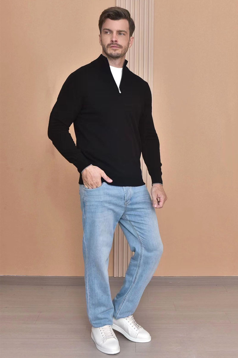 Brunеllо Сuсinеlli Кашемировый свитер Premium - Black