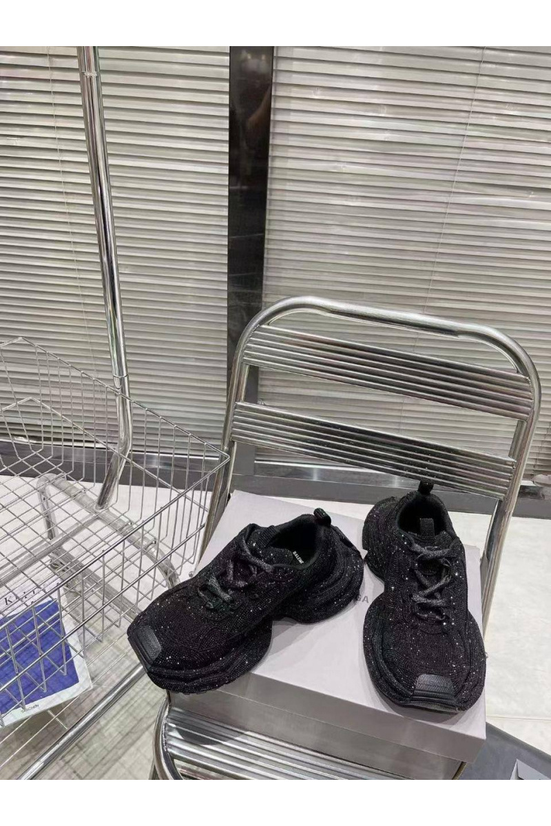 Balenciaga Женские кроссовки 3XL Rhinestones premium