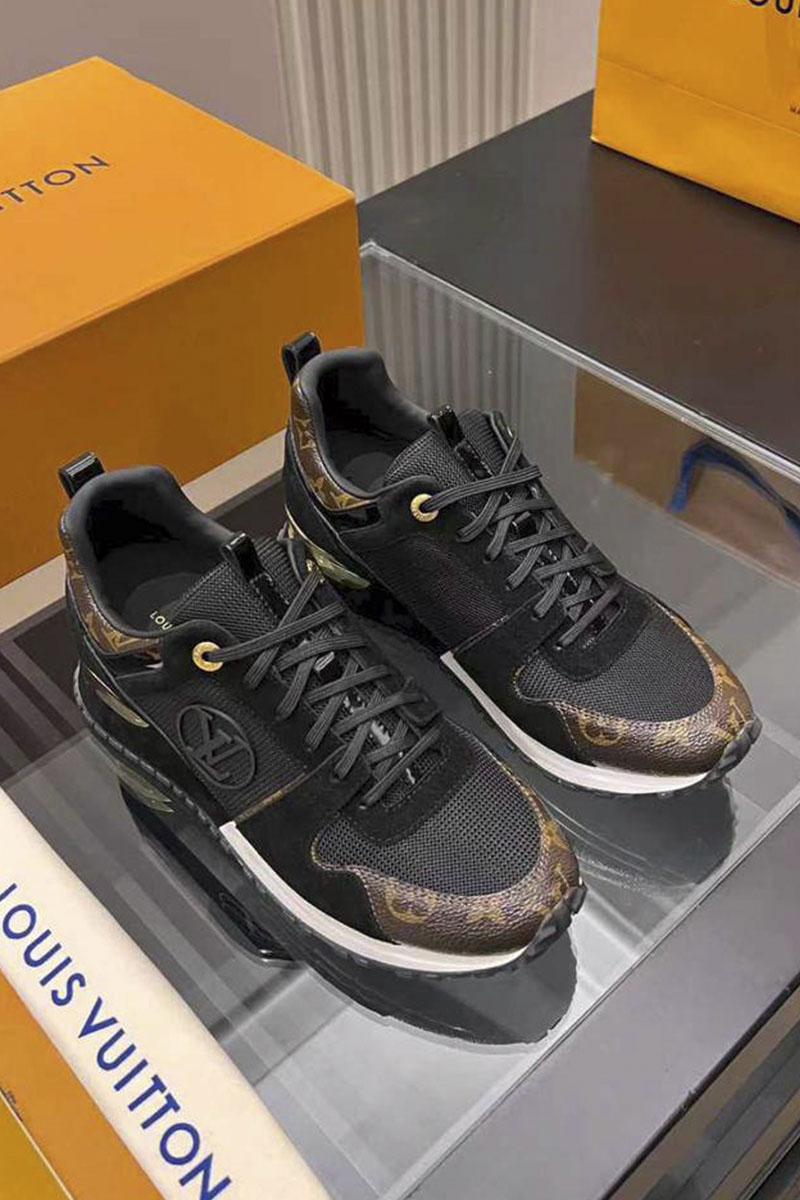 Lоuis Vuittоn Женские кожаные кроссовки Neo Run Away premium