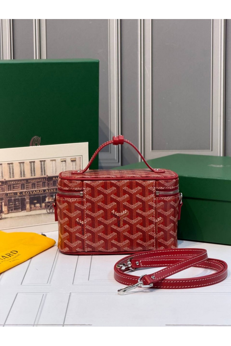 Designer Clothing Кожаная сумка Goyard Muse Mini Vanity ​premium 16,5x10,5x8 см