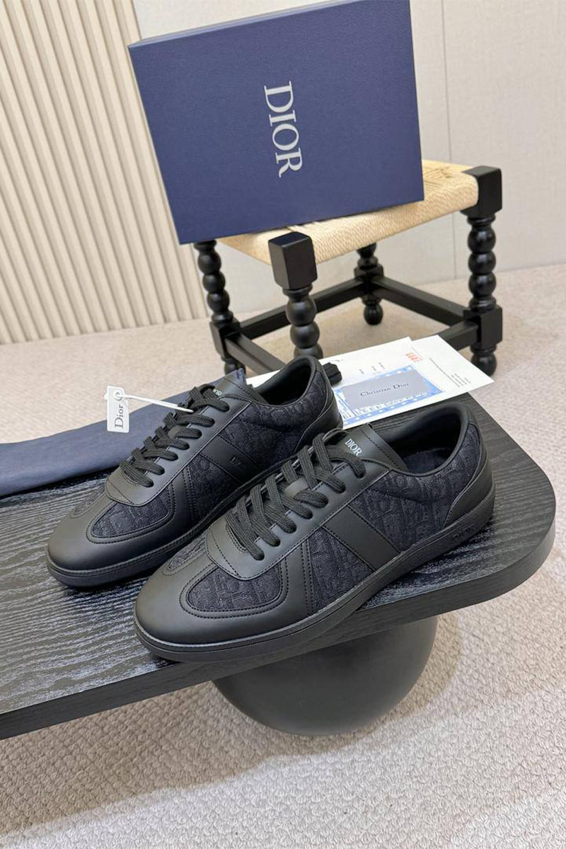 Dior Мужские кожаные кроссовки B01 Matchpoint