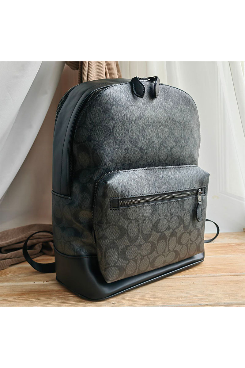 Coach Кожаный рюкзак Coach monogram 40x30 см