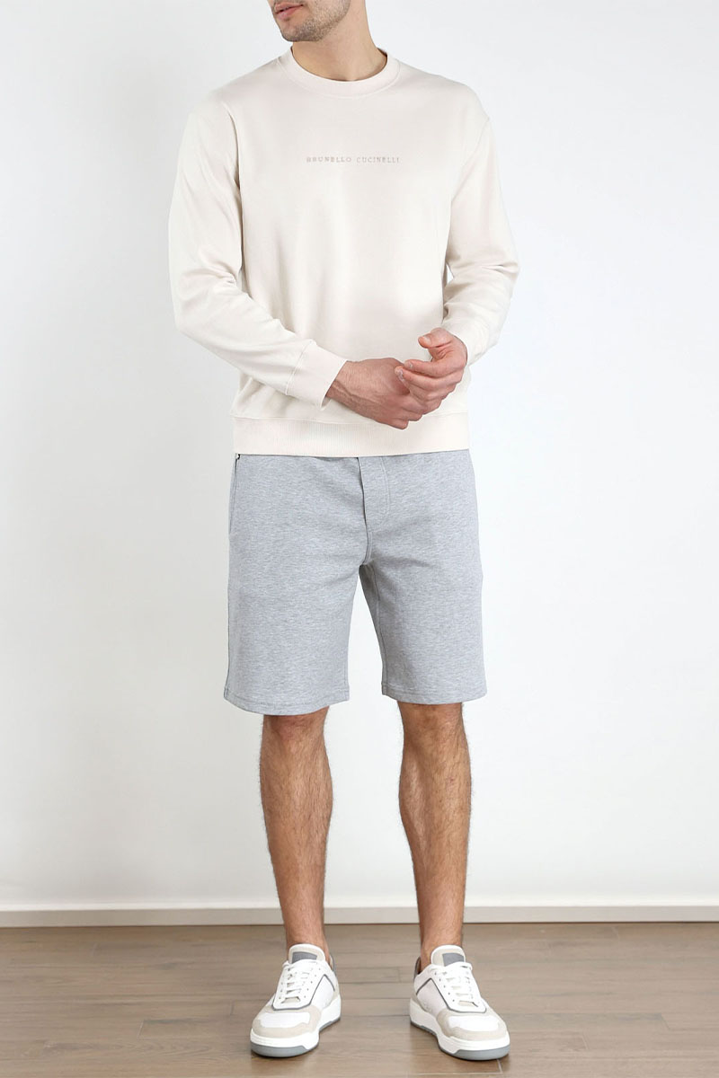 Brunеllо Сuсinеlli Мужской белый свитшот 