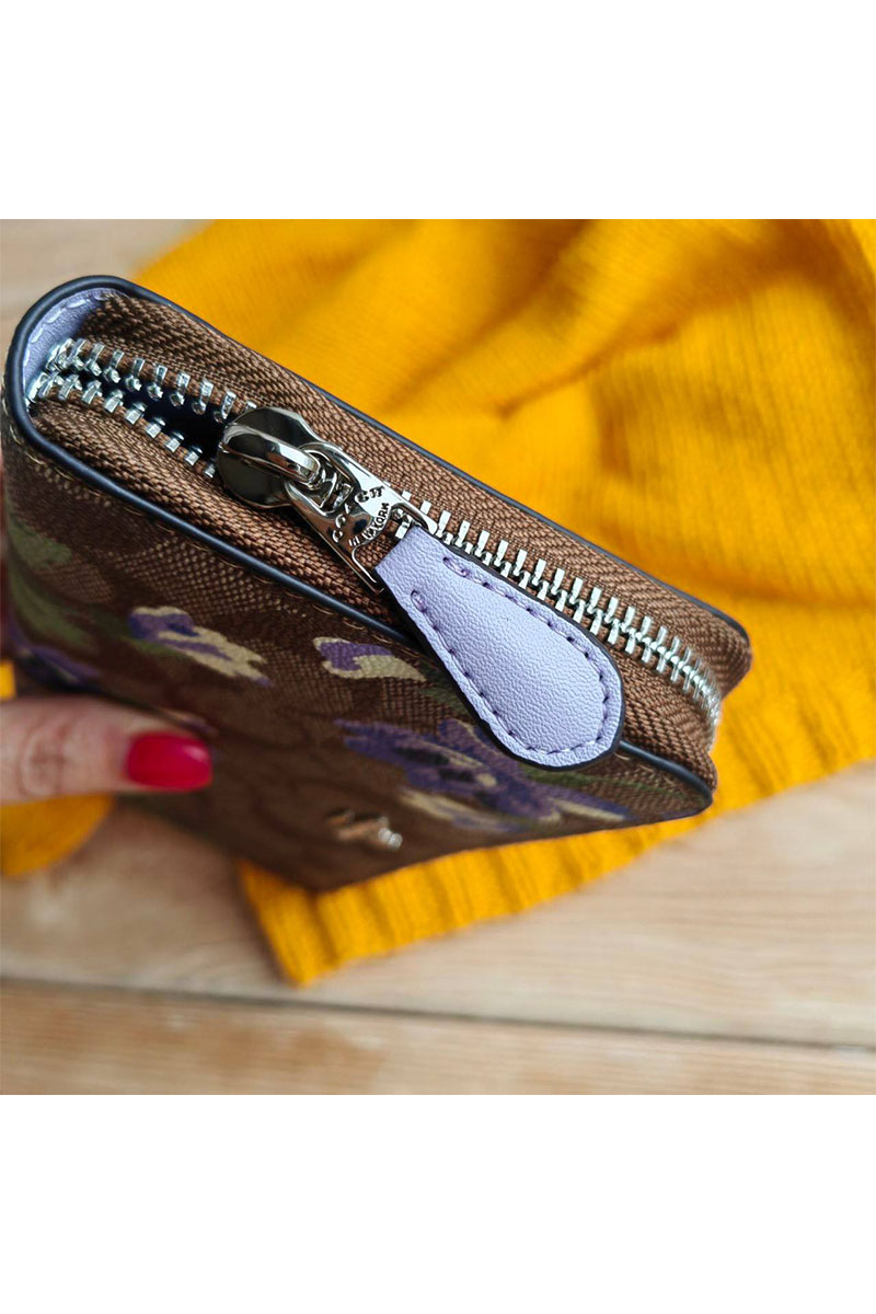 Coach Женский кожаный кошелёк Coach 20x10 см (3 расцветки)