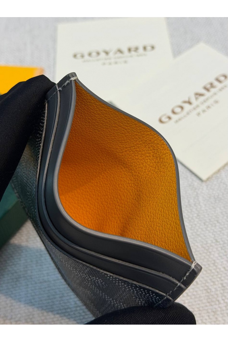 Designer Clothing Кожаный кардхолдер Goyard Saint Sulpice premium 10.5x7 см