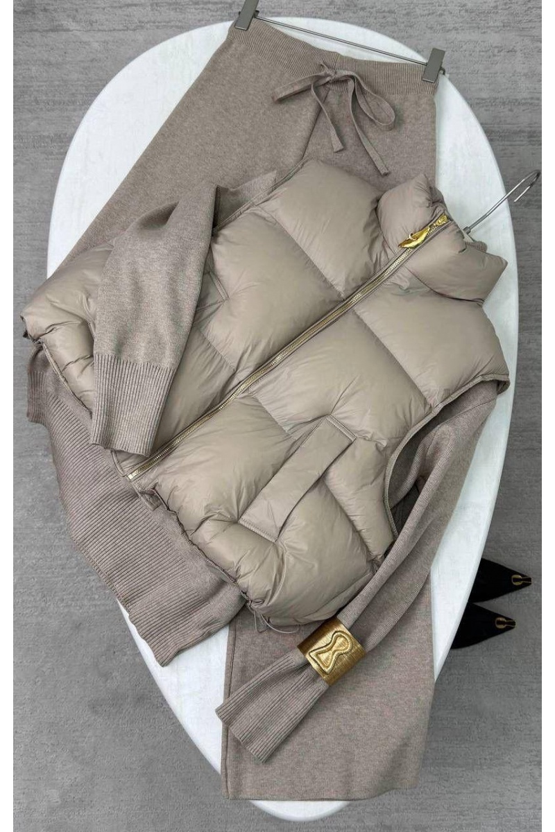 Schiaparelli Женский костюм тройка на флисе premium - Beige