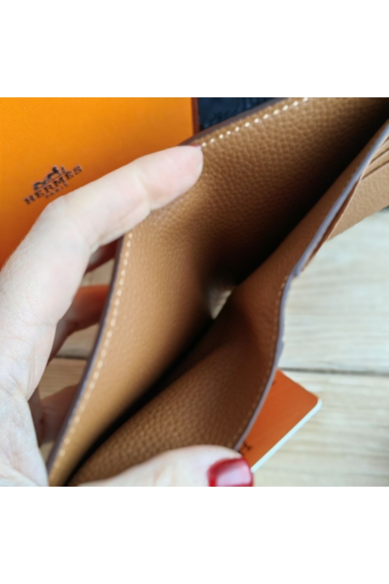 Hermes Кожаный кошелёк 12х10 см
