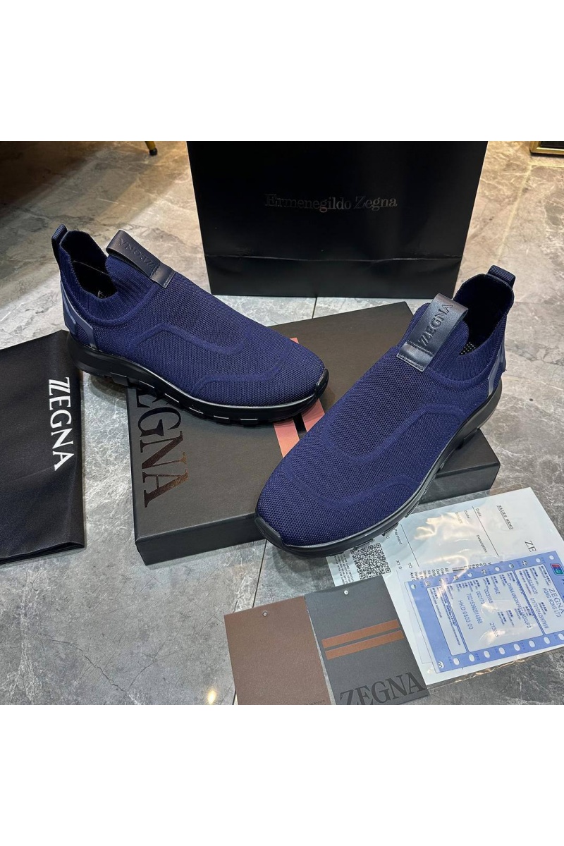 Zegna Мужские текстильные кроссовки