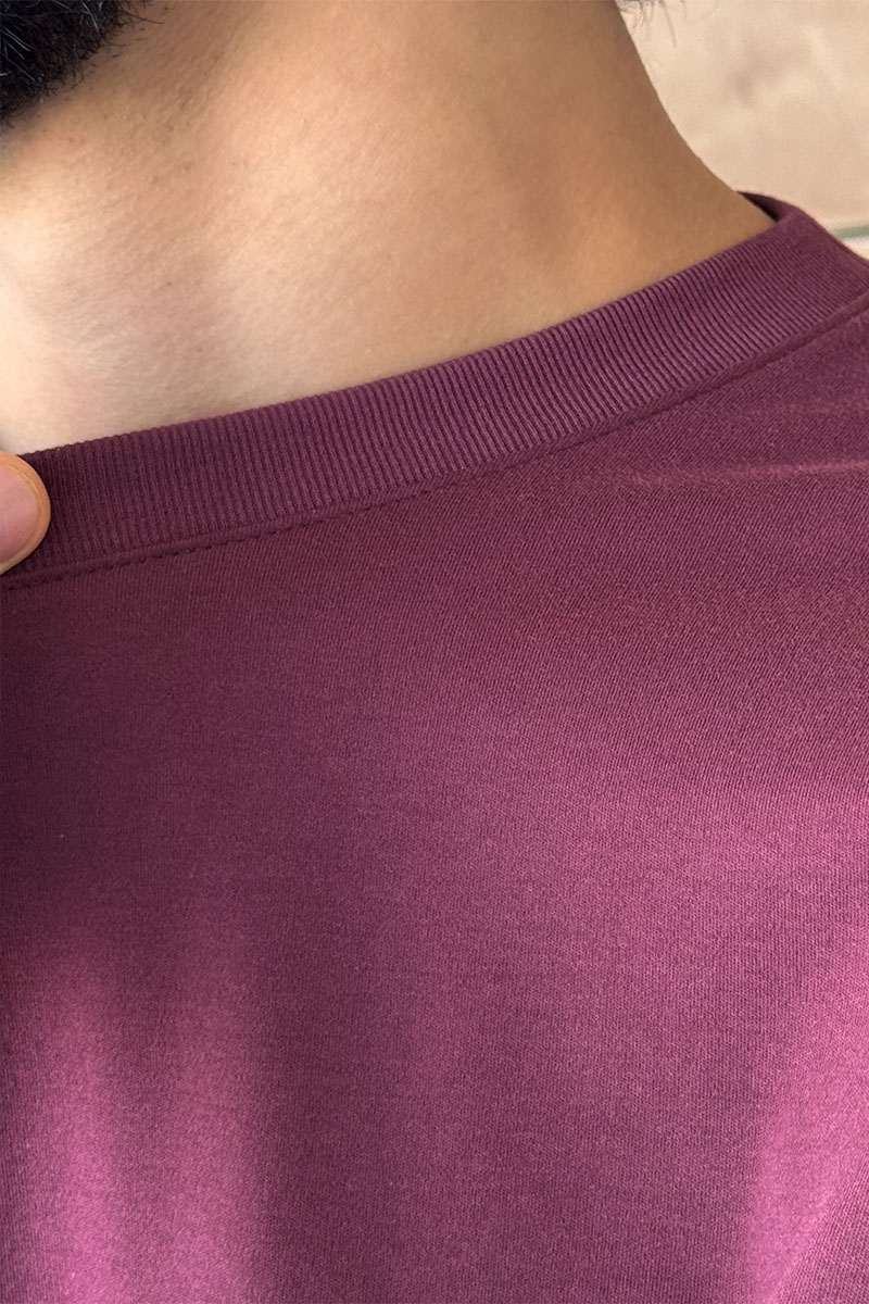 Y-3 Yohji Yamamoto Мужская бордовая футболка 