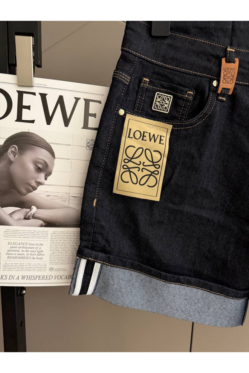 Loewe Женская джинсовые шорты premium