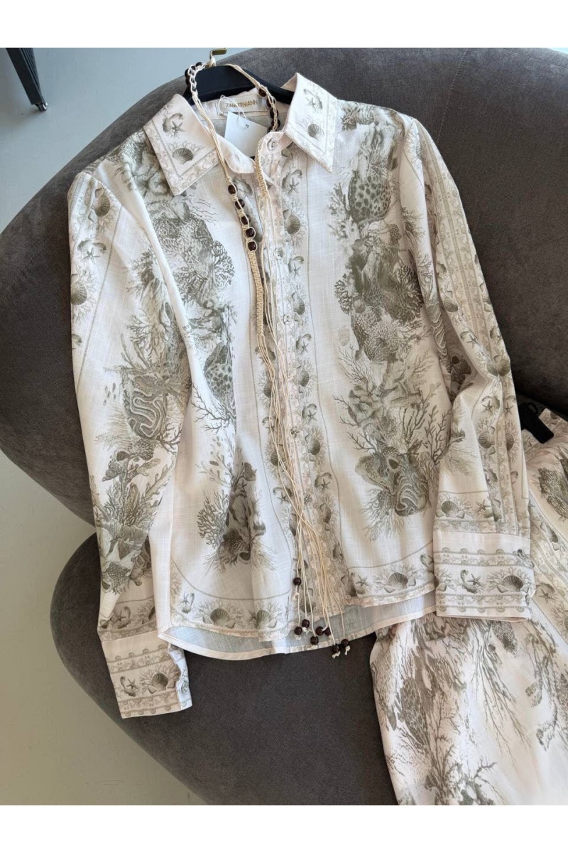Zimmermann Женский льняной костюм premium