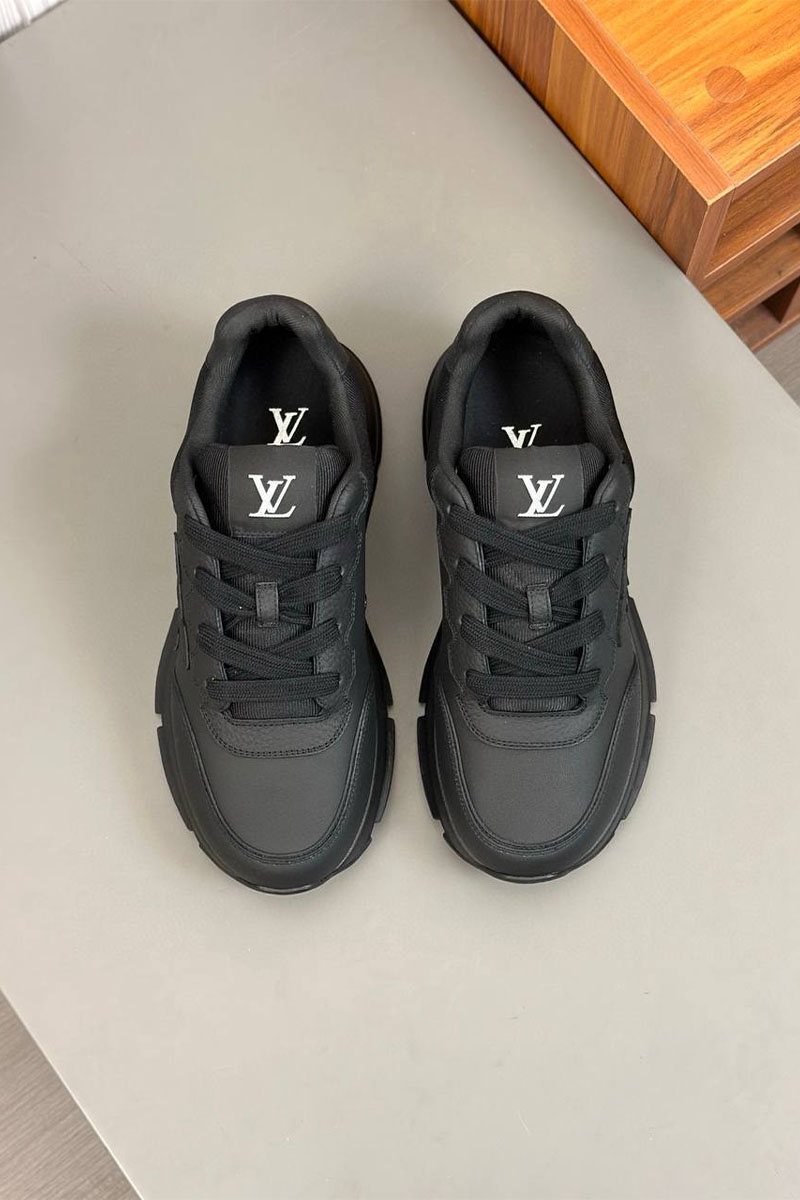 Lоuis Vuittоn Кожаные кроссовки Premium - Black