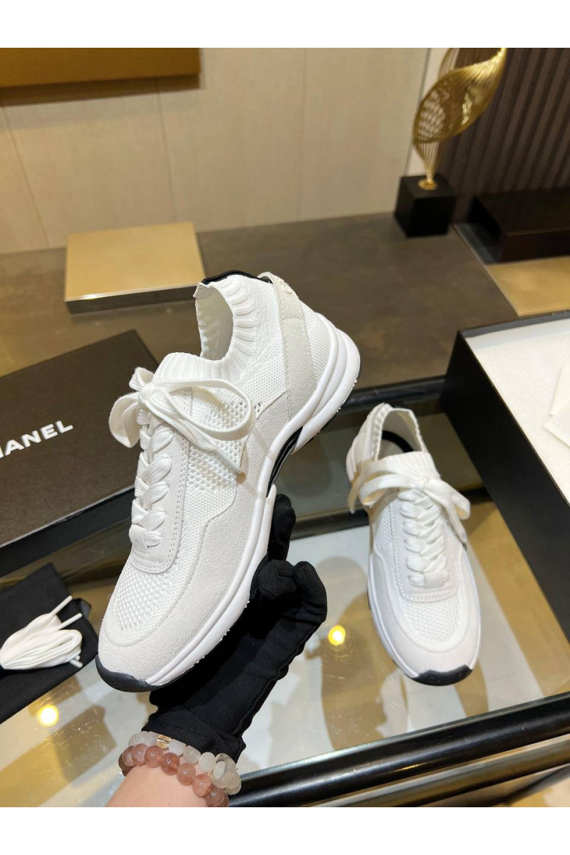 Chаnеl Женские кроссовки Premium - White