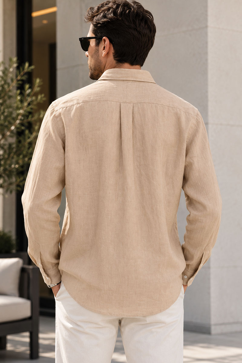 Polo Ralph Lauren Льняная рубашка pony-embroidered - Beige