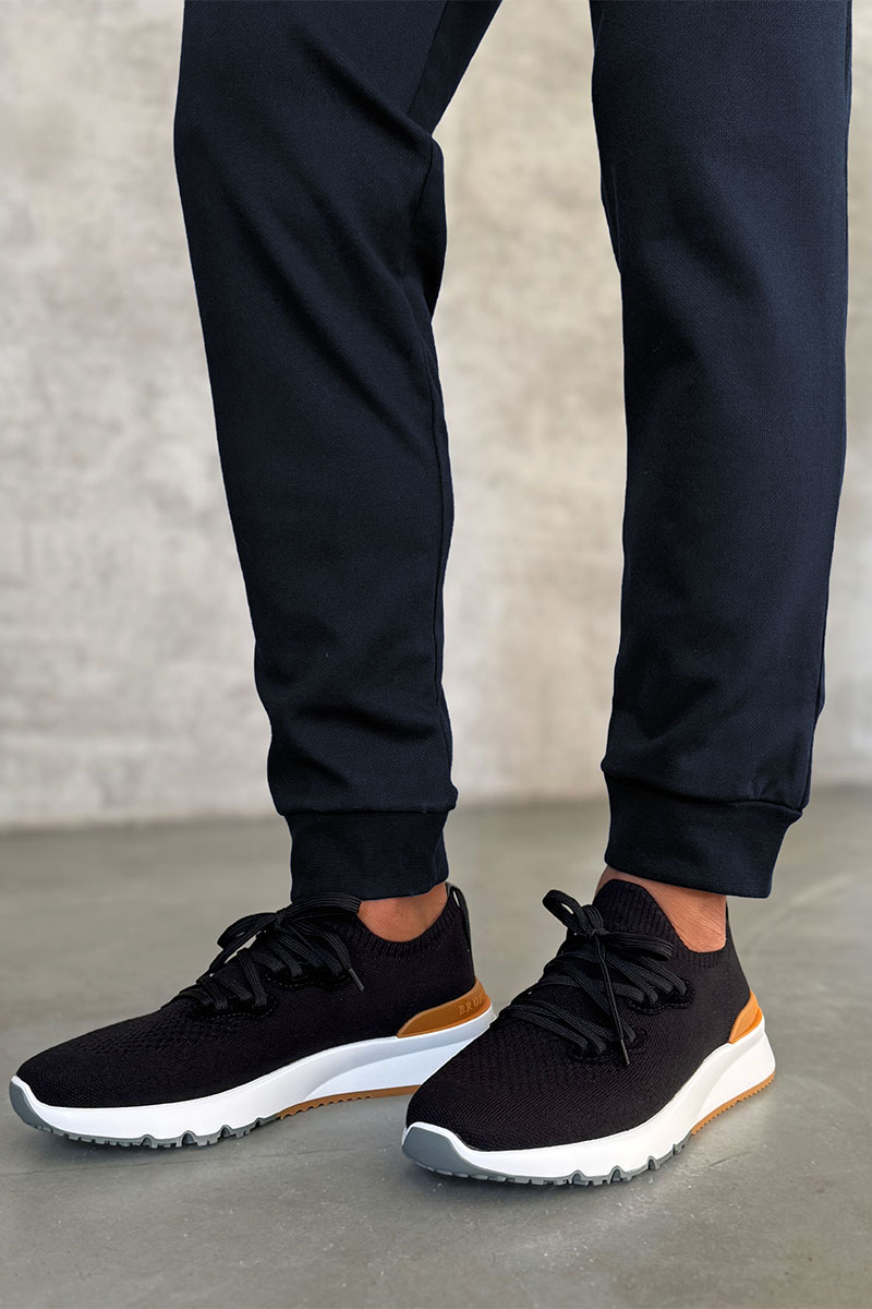 Brunеllо Сuсinеlli Спортивные штаны logo-embroidered - Navy 