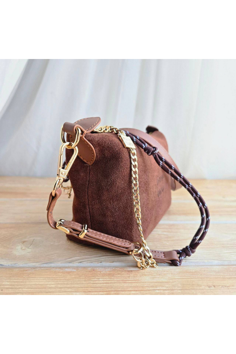 MIU MIU Замшевая сумка 22x14 см