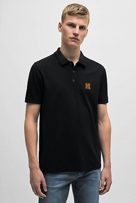 Мужское поло Premium - Black