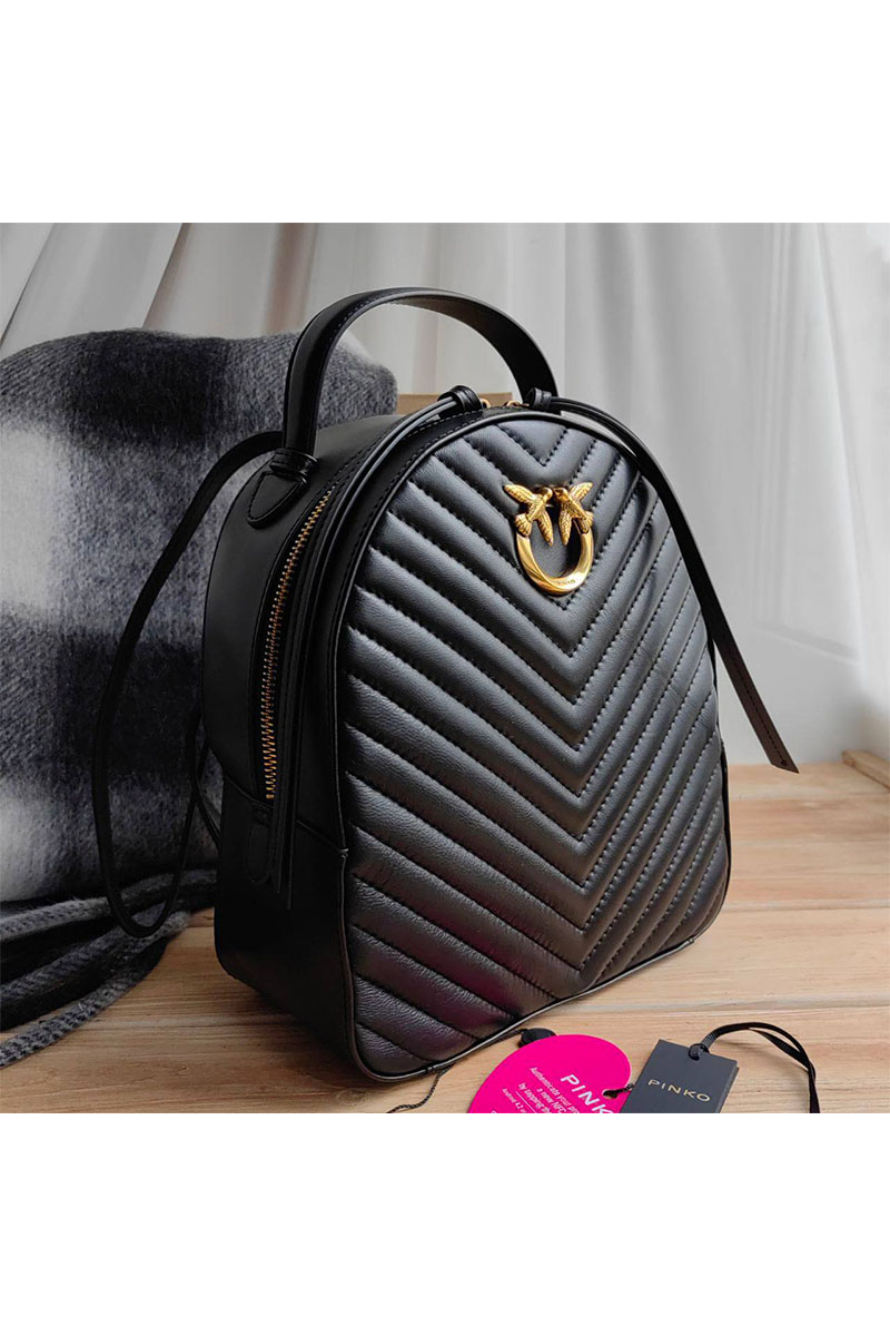  Кожаный рюкзак Love Click 25x22 см