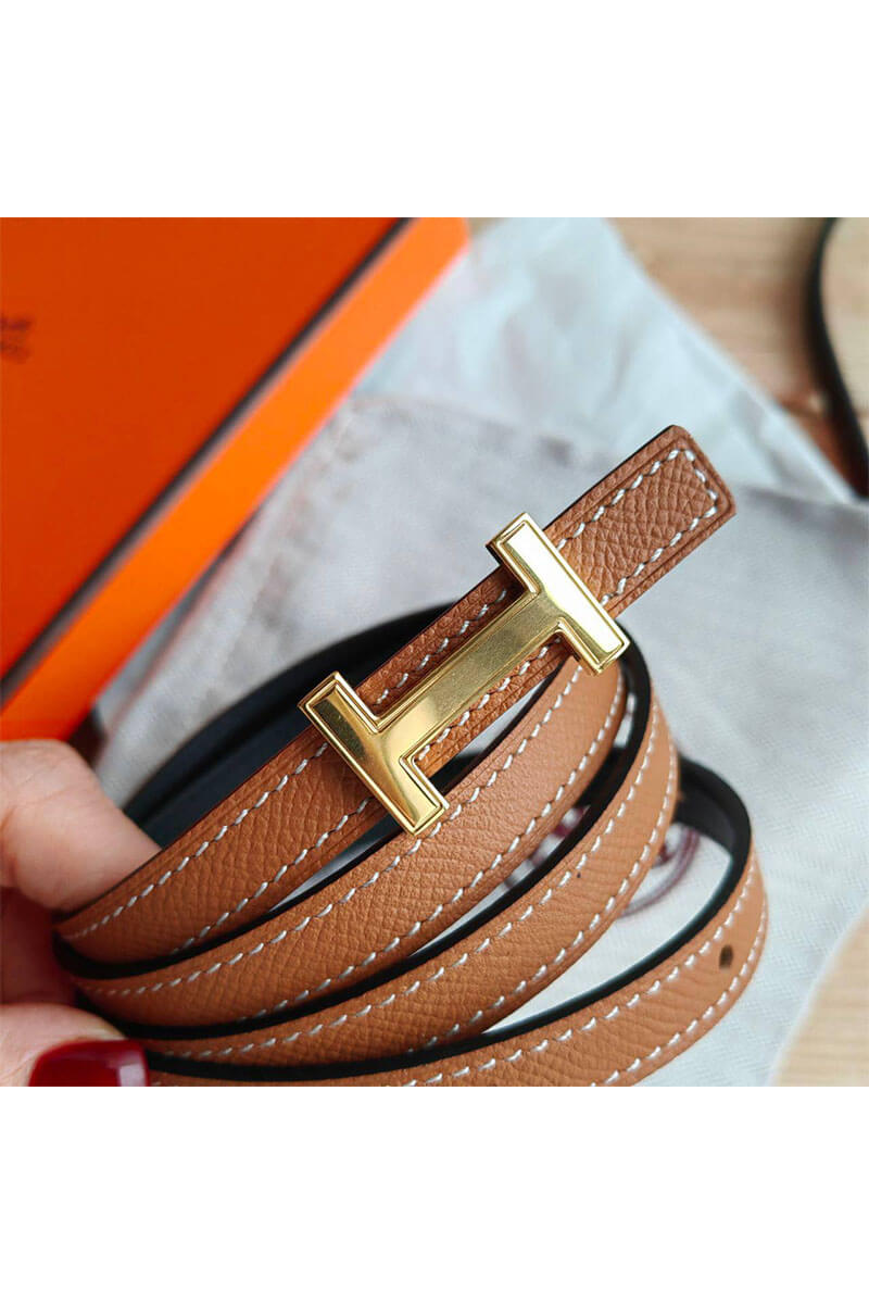 Hermes Кожаный ремень Hermes (длина 80 / 85 см)