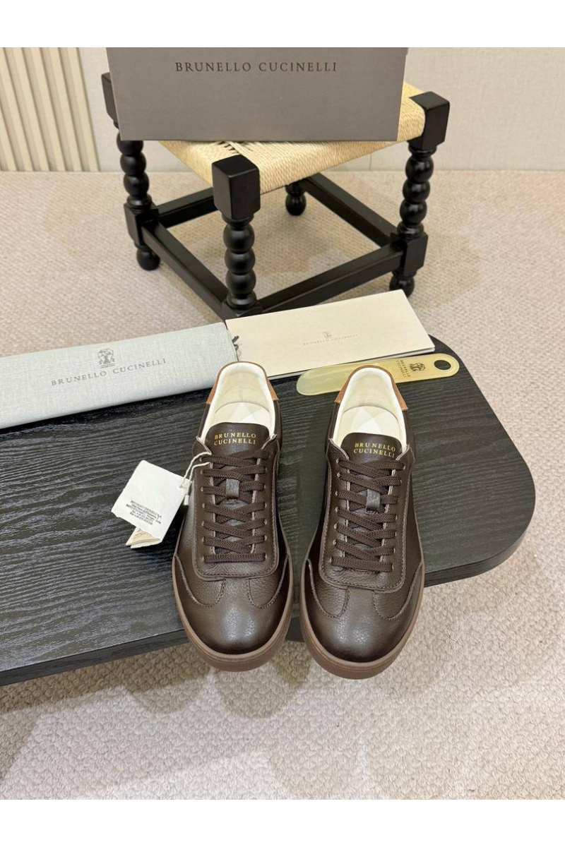 Brunеllо Сuсinеlli Кожаные кроссовки low-top - Brown