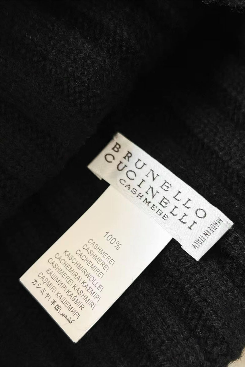 Brunеllо Сuсinеlli Кашемировая шапка Premium - Black
