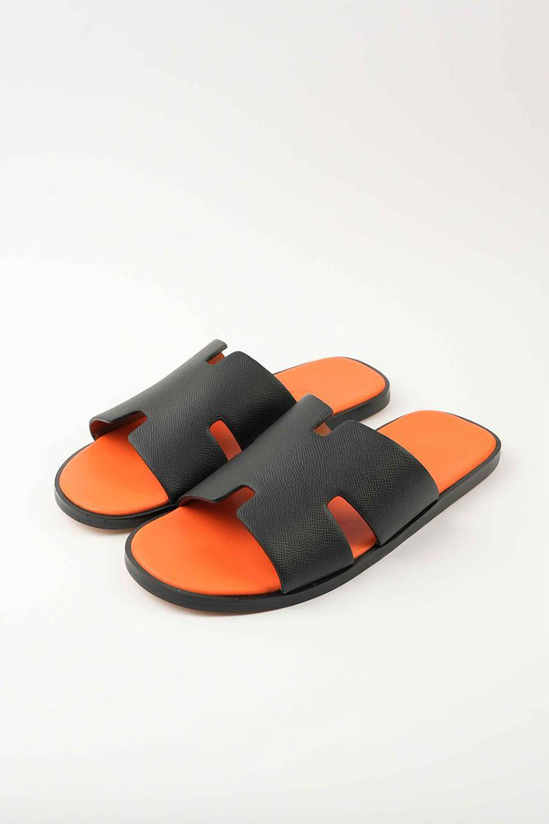 Hermes Мужские шлёпанцы Izmir - Black / Orange