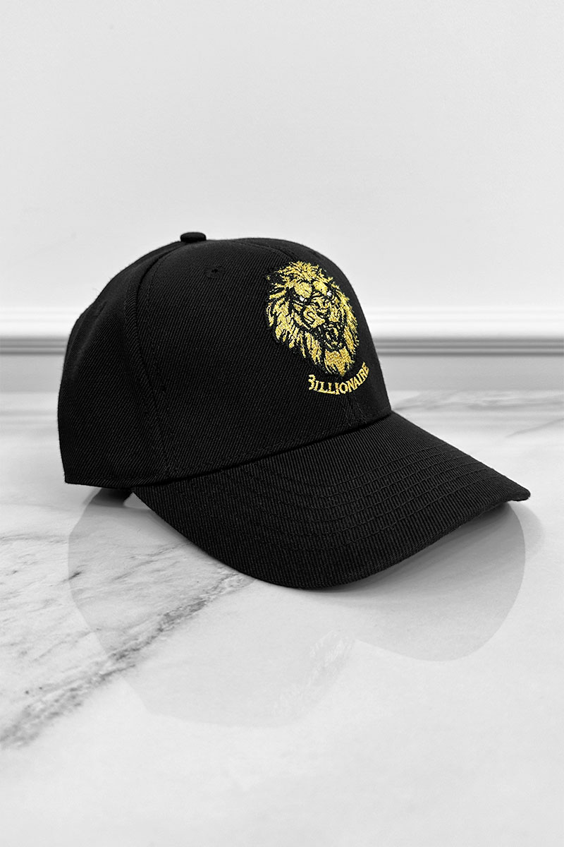 Billionaire Мужская чёрная бейсболка 