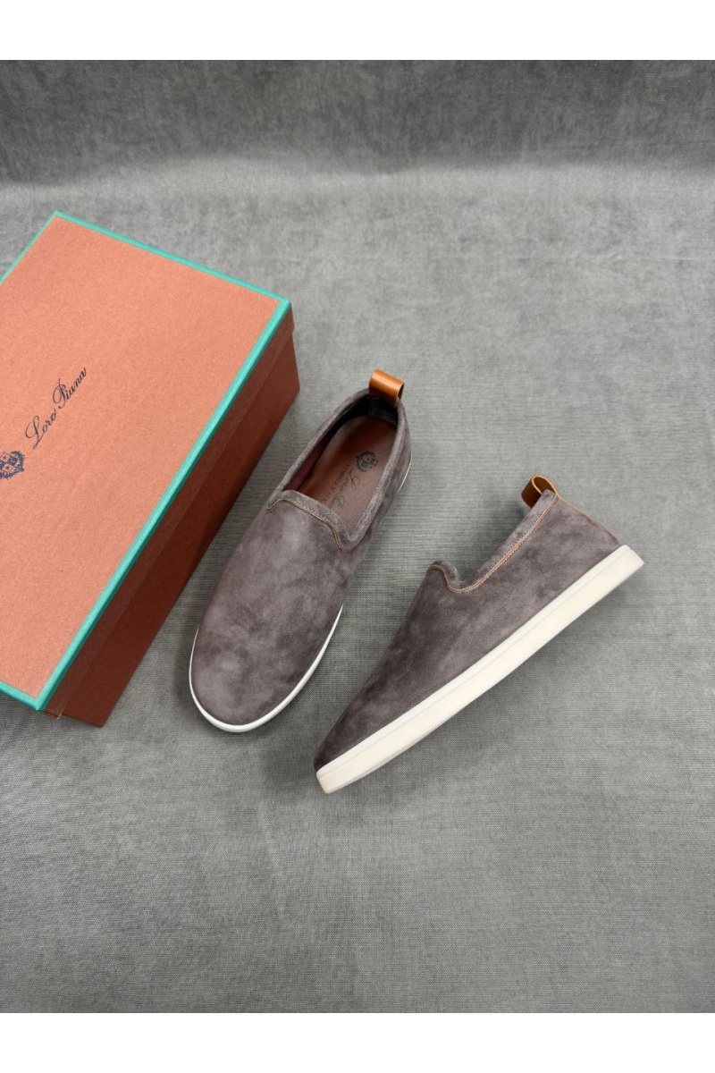 Loro Piana Мужские лоферы Venice Walk - Grey