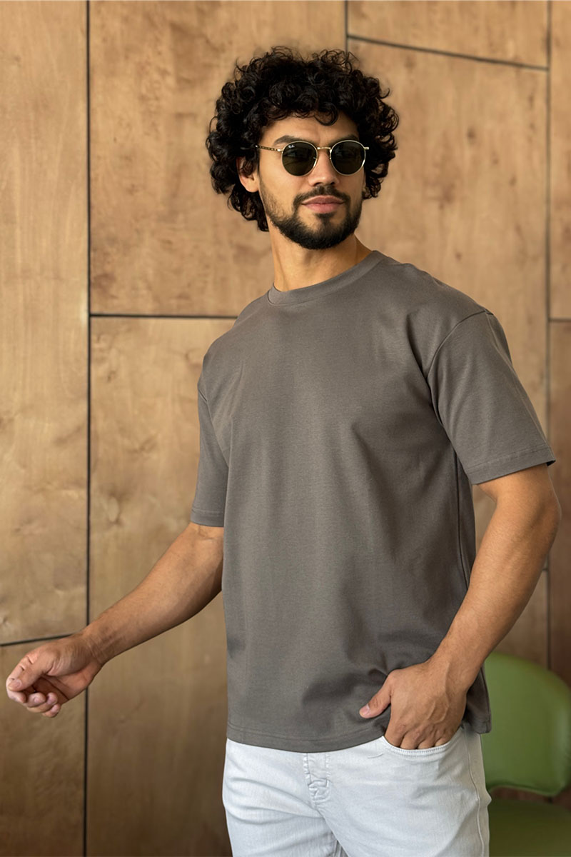 Y-3 Yohji Yamamoto Мужская серая футболка 