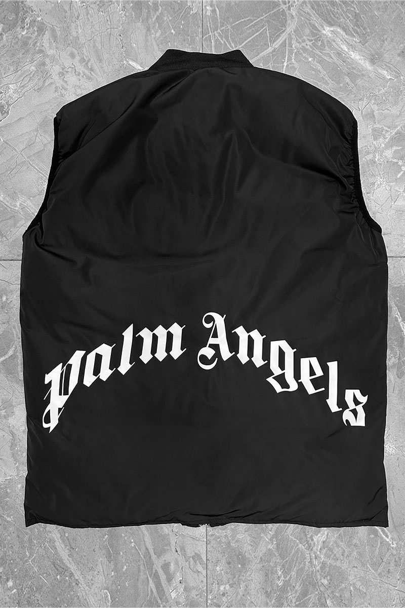 Palm Angels Мужской чёрный жилет