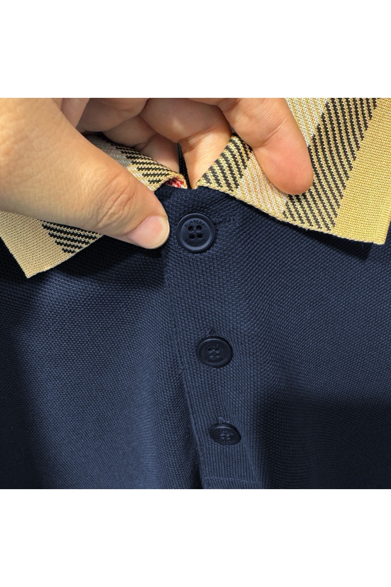 Burberry Мужское поло Premium - Navy