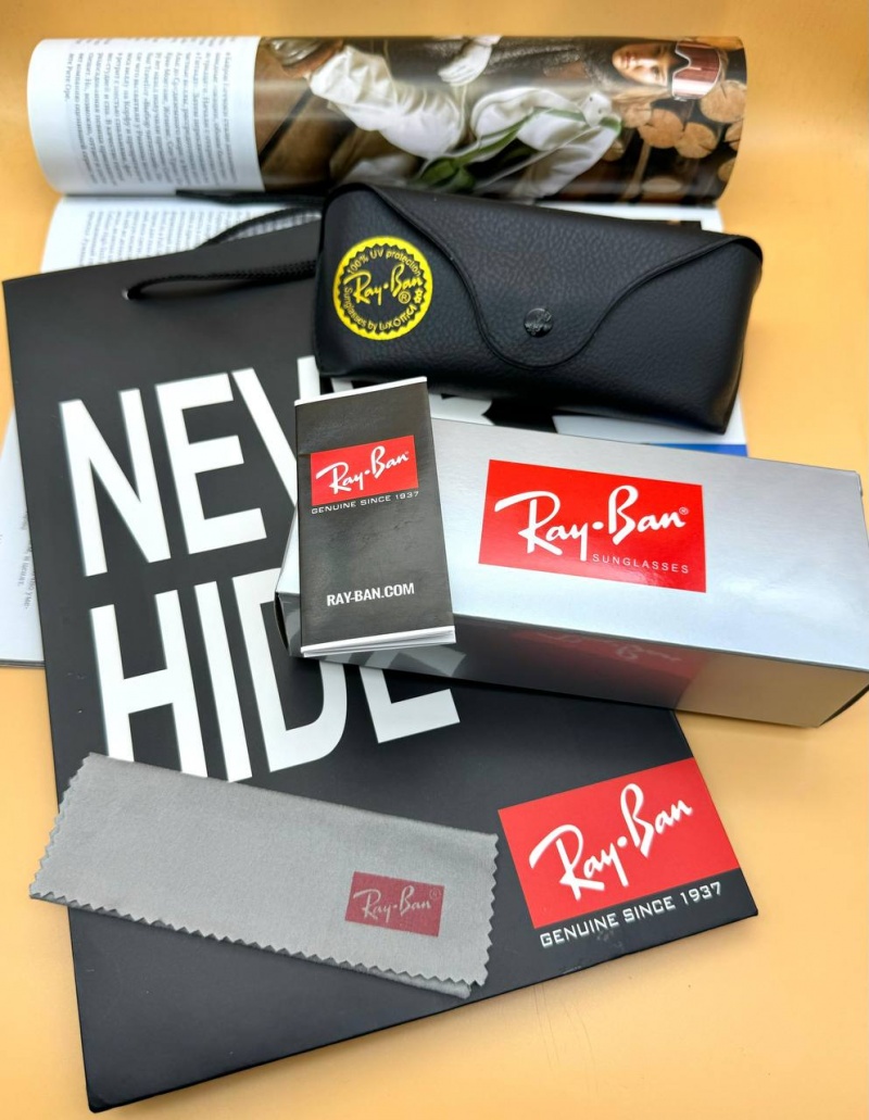 Ray-Ban Солнцезащитные очки Oval Metal - Blue